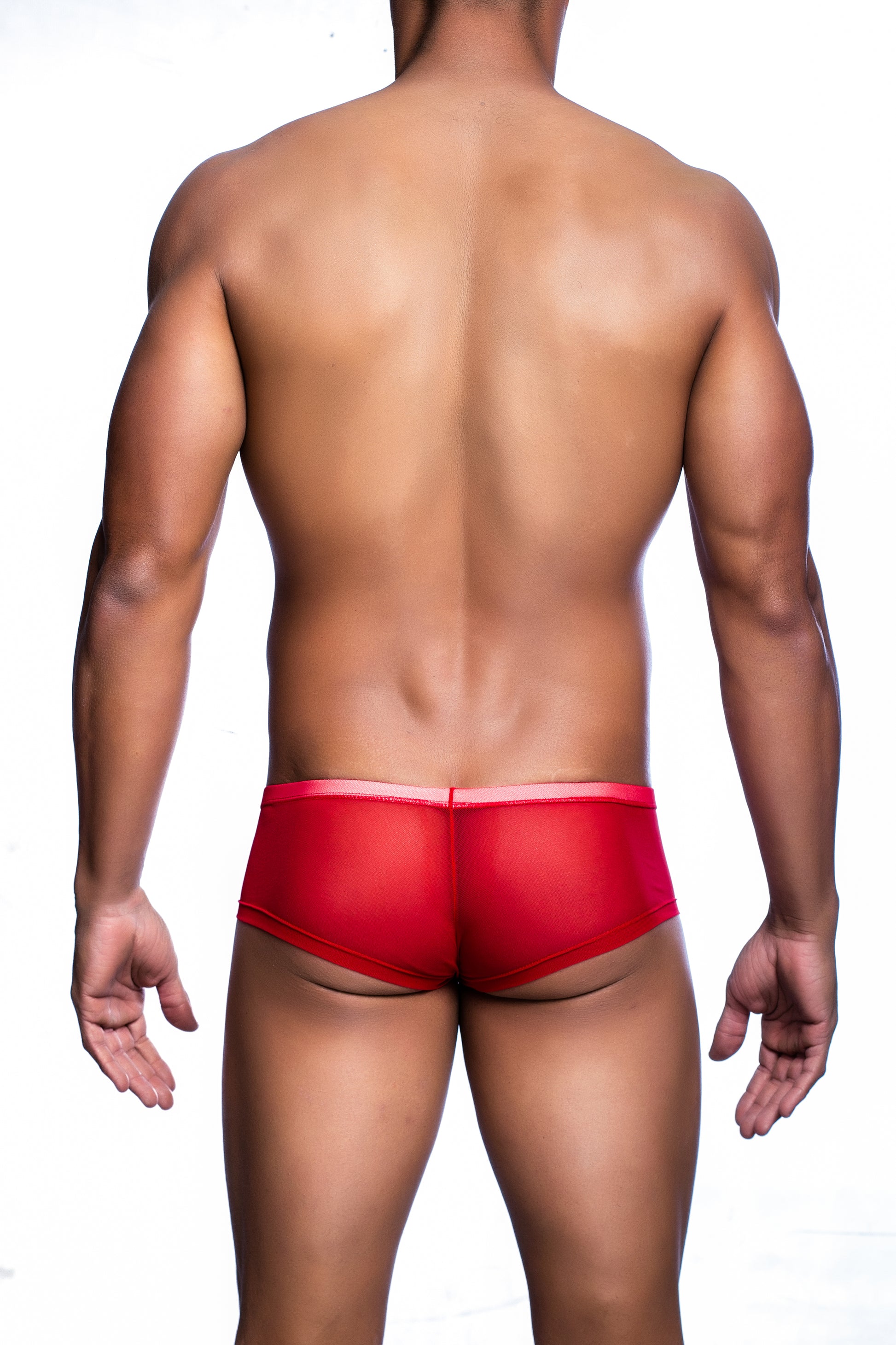 Malebasics Hip-Hugger - red back 