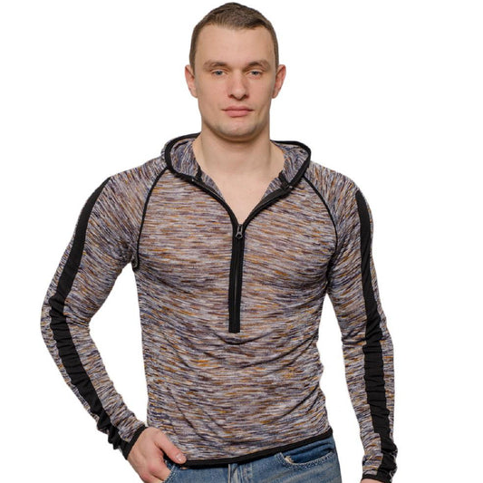 Undergear Ribbed Zipper Hooded Top