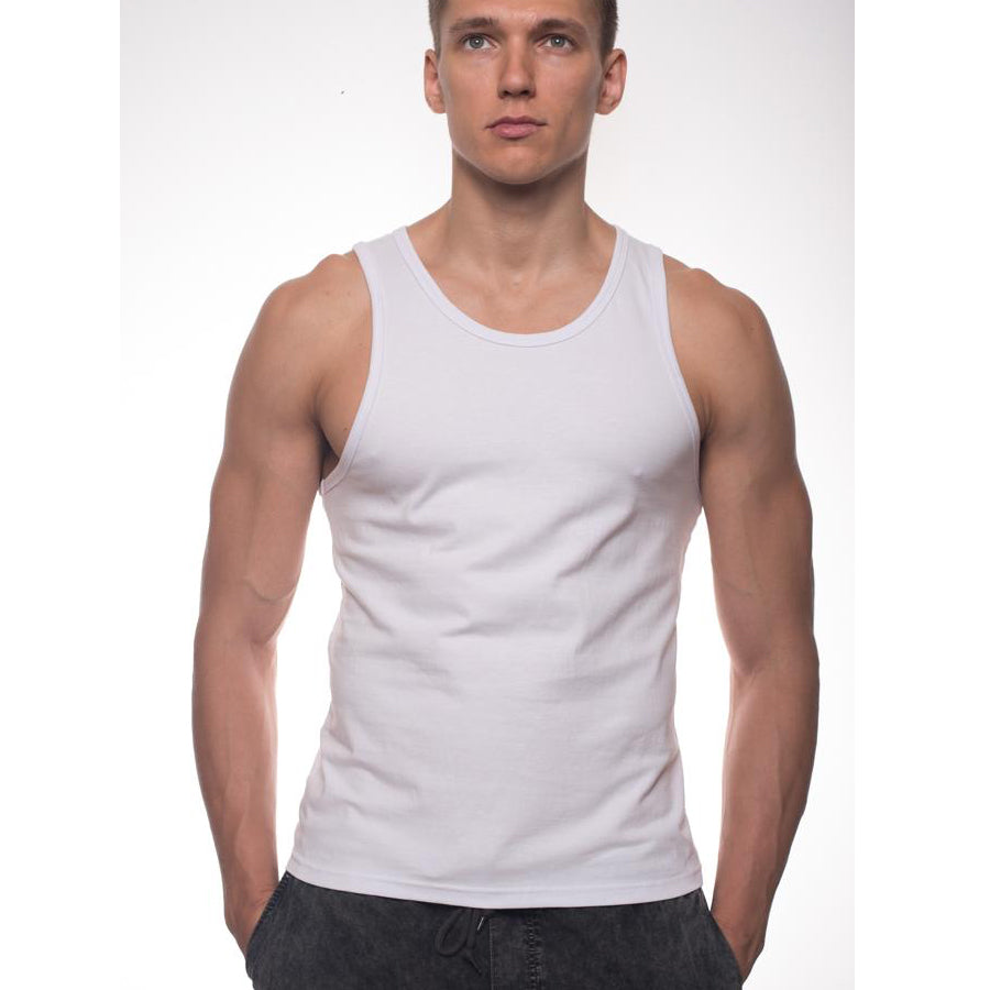 Body Tech Tank Top in white - front view