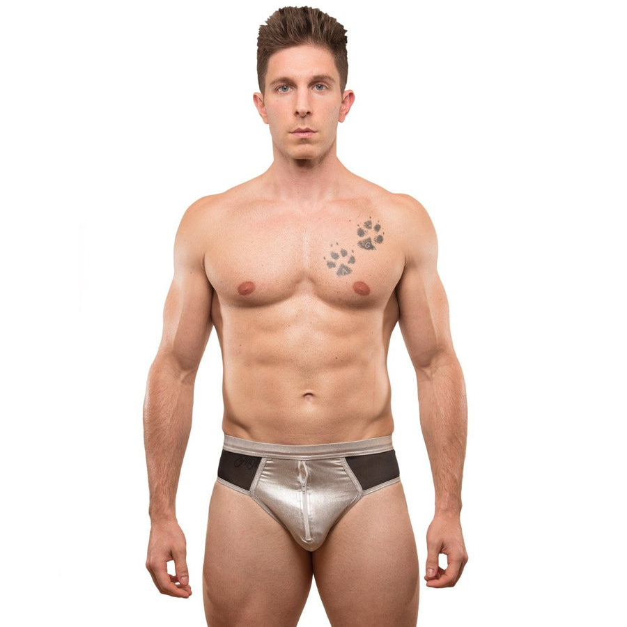 Tartarus Coated Brief With Zippers