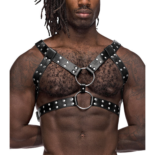 Male Power Gemini Harness - Front Details 