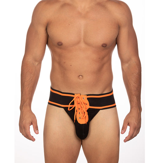 Undergear Fizx Lace Up Knit Pouch Jockstrap