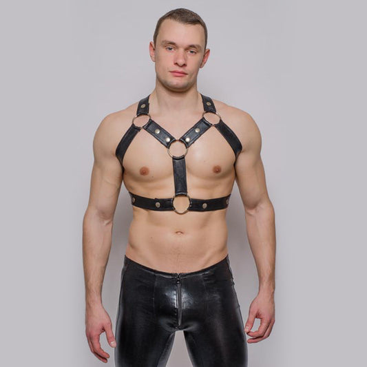 Tartarus Faux Leather Ring Harness